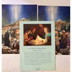 Manger Scene Numbered Flap Advent Calendar, Fun Holiday Activity, Religious Gift